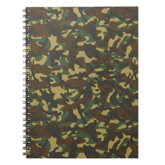 Carnet Camouflage de forêt (Devant)