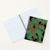 Carnet Camouflage de la jungle verte de l'armée Design Mo (Intérieur)