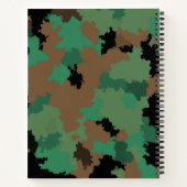 Carnet Camouflage de la jungle verte de l'armée Design Mo (Dos)