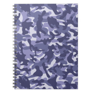 Carnet Camouflage de la marine violette