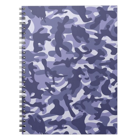 Carnet Camouflage de la marine violette (Devant)