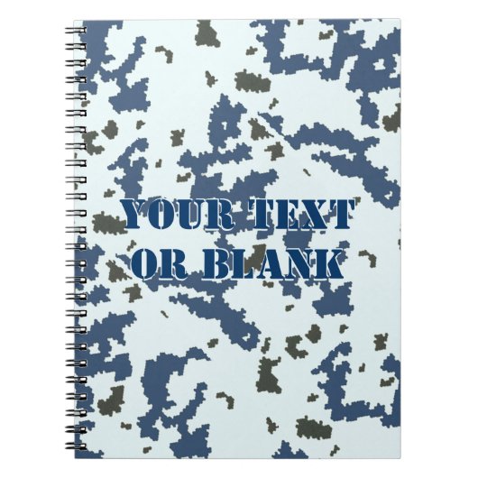 Carnet Camouflage d'hiver (Devant)