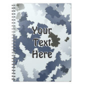 Carnet Camouflage d'hiver (Devant)