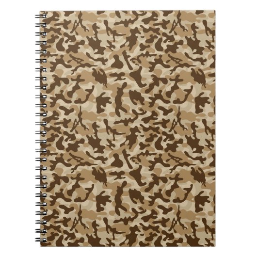 Carnet Camouflage du désert (Devant)