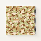 Carnet Camouflage du désert (Dos)