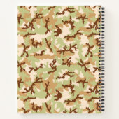 Carnet Camouflage du désert (Dos)