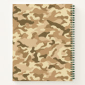 Carnet Camouflage du désert de l'armée (Dos)