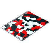 Carnet Camouflage en mosaïque Abstraite géométrique irrég (Côté gauche)