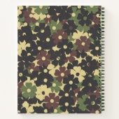 Carnet Camouflage floral (Dos)