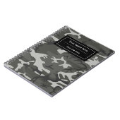 Carnet Camouflage gris, Armée (Côté gauche)