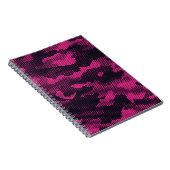 Carnet Camouflage hexagonal, texture militaire arrière -  (Côté Droit)