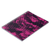 Carnet Camouflage hexagonal, texture militaire arrière -  (Côté gauche)