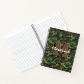 Carnet Camouflage Masculine Boy Army (Intérieur)