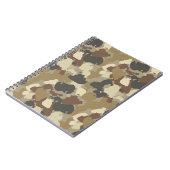 Carnet Camouflage Militaire Tons Terre Bruns (Côté gauche)