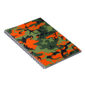 Carnet Camouflage orange et vert, Militaire, Armée (Côté Droit)