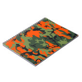 Carnet Camouflage orange et vert, Militaire, Armée (Côté gauche)