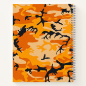 Carnet Camouflage orange, Militaire, Armée (Dos)