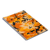 Carnet Camouflage orange, Militaire, Armée (Côté Droit)