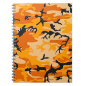 Carnet Camouflage orange, Militaire, Armée (Devant)