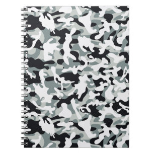 Carnet Camouflage Poussière de Neige  