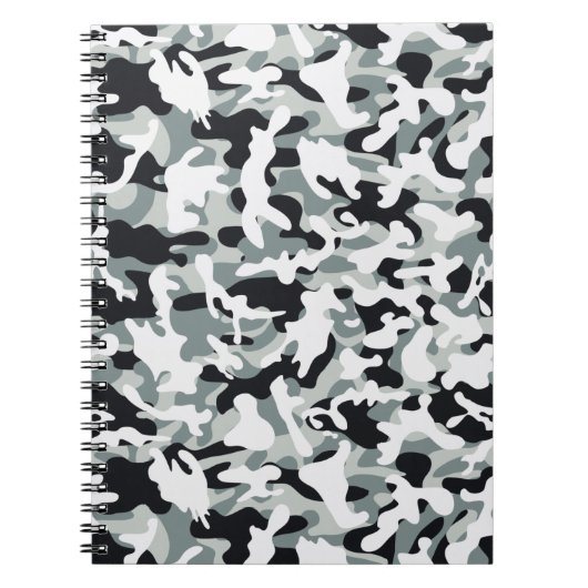 Carnet Camouflage Poussière de Neige (Devant)