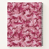 Carnet Camouflage rose (Dos)