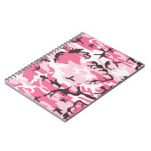 Carnet Camouflage rose (Côté gauche)