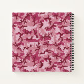 Carnet Camouflage rose (Dos)