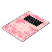 Carnet Camouflage Rose, Camouflage, Militaire, Armée (Côté gauche)
