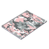 Carnet Camouflage rose et gris, Militaire, Armée (Côté gauche)