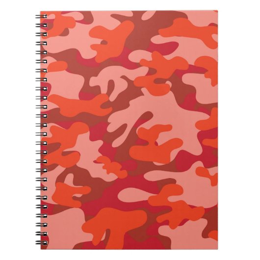 Carnet Camouflage rouge (Devant)
