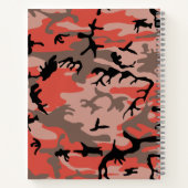 Carnet Camouflage rouge et Brown, Armée (Dos)