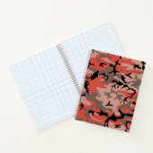 Carnet Camouflage rouge et Brown, Armée (Intérieur)