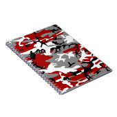Carnet Camouflage rouge et gris, Militaire, Armée (Côté Droit)