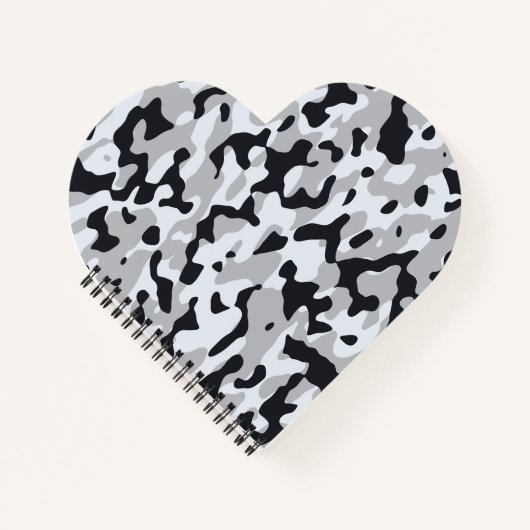 Carnet Camouflage urbain à fort contraste (Devant)