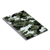 Carnet Camouflage urbain numérique à 8 bits / Camo (Côté Droit)