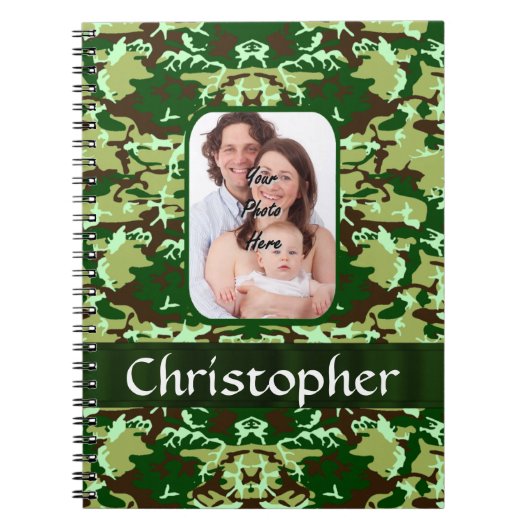 Carnet Camouflage vert (Devant)