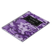 Carnet Camouflage Violet, Militaire, Armée (Côté gauche)