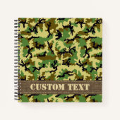 Carnet Camouflage Woodland (Devant)