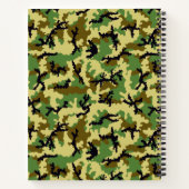 Carnet Camouflage Woodland (Dos)