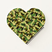 Carnet Camouflage Woodland (Dos)