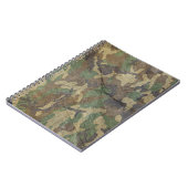Carnet Camouflage Woodland Green Brown (Côté gauche)