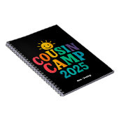 Carnet Camp Cousin 2025 Camping de vacances d'été (Côté Droit)