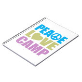 Carnet Camp d'amour de paix (Côté gauche)