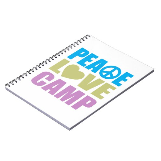 Carnet Camp d'amour de paix (Côté gauche)