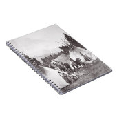 Carnet Camp de Teepee de Natif américain, Montana, c.1900 (Côté Droit)