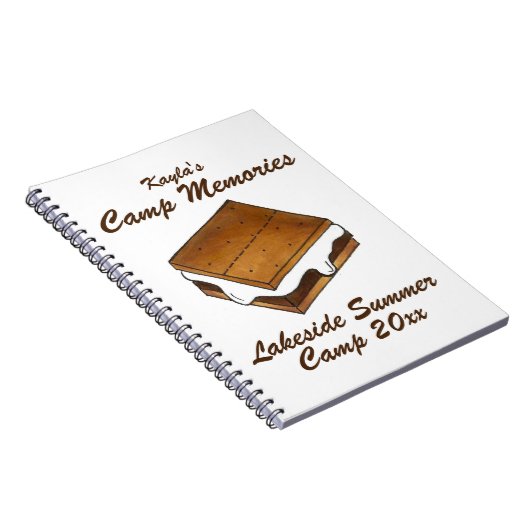 Carnet Camp d'été Souvenirs Smore Smores Album photo (Côté Droit)