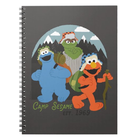 Carnet Camp Sesame Street EST. 1969 (Devant)