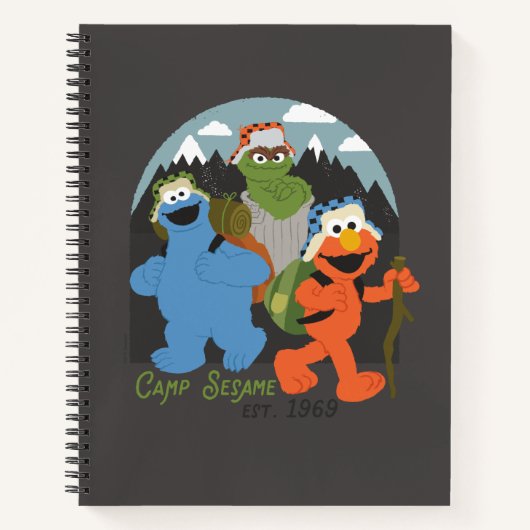 Carnet Camp Sesame Street EST. 1969 (Devant)