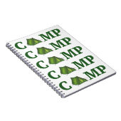 Carnet CAMP Tente verte Camping été Camping été Cadeau de (Côté Droit)